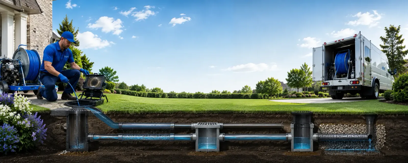 Outdoor drain cleaning information for Hartford, IA