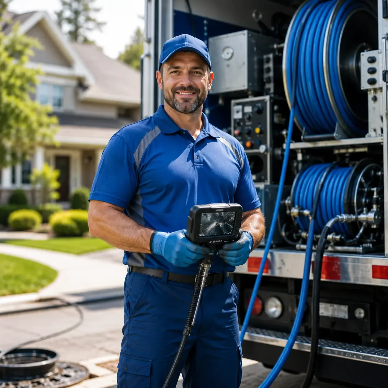 Local outdoor drain cleaning specialists in Hartford, IA